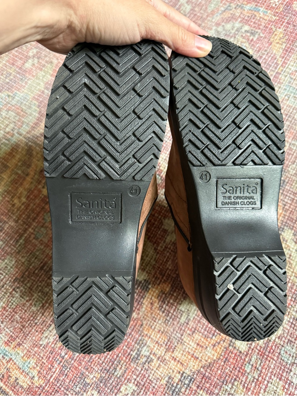 Sanita The original danish clog Slip-On Shoes Brown Suede size 41 - Picture 4 of 6